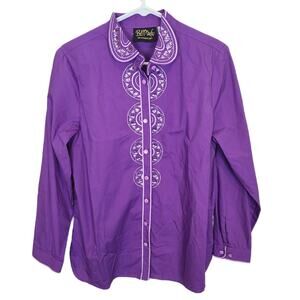 Bob Mackie Wearable Art Top Rhinestone Embroidered Embellished Sz S Art To Wear